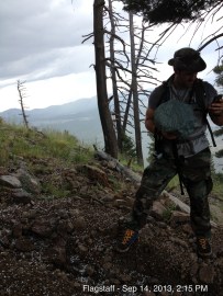 Bevan after the hail